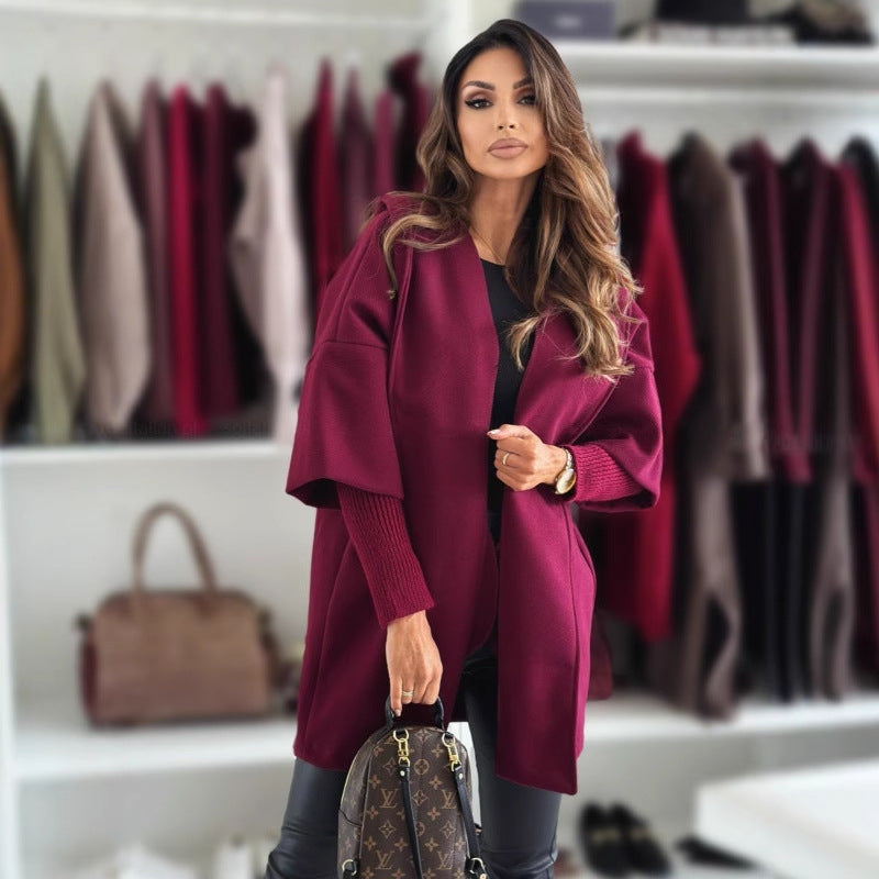 Esteliane - Relaxed Cape Sleeve Cardigan