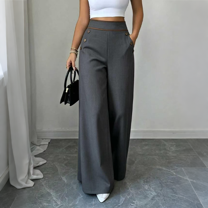 Oriessa - High Waist Sailor Trousers