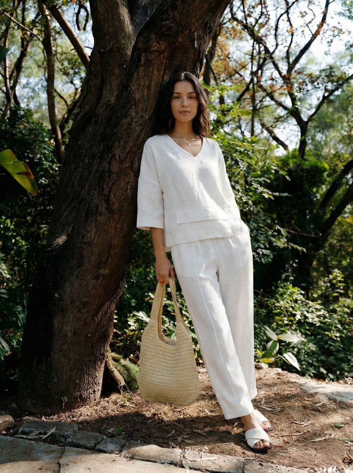 Anaviera - Layered Linen Tunic