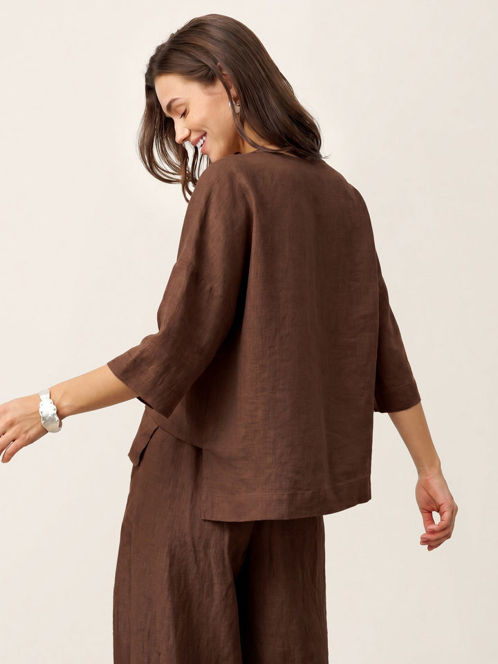 Anaviera - Layered Linen Tunic