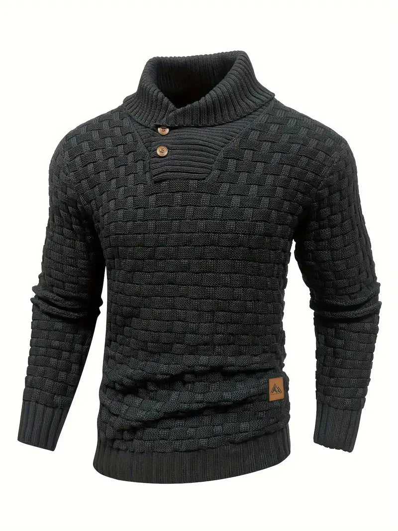 Nevan - Textured Knit Jumper