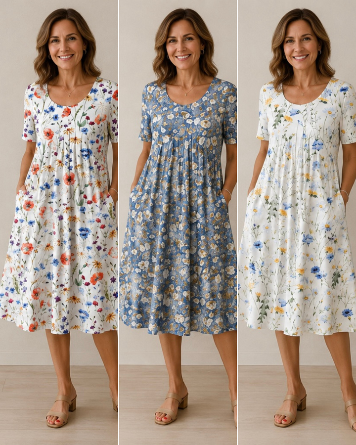 Ailith - Soft-Touch Draped Dress