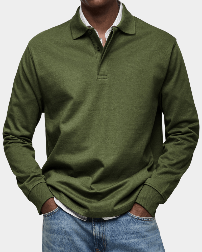 Taevan - Textured Knit Polo
