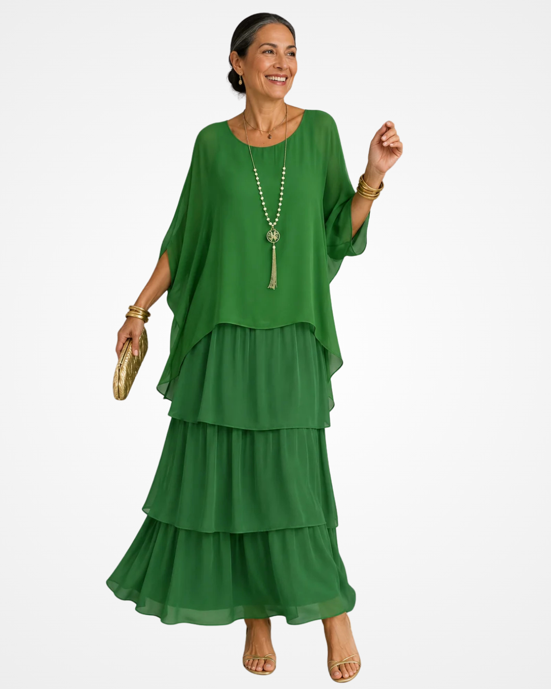 Sylvia - Soft-Touch Flowing Maxi Dress