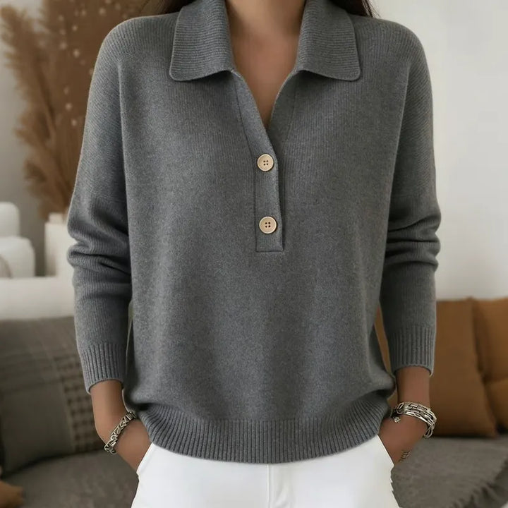 Belisara - Soft-Touch V-Neck Sweater