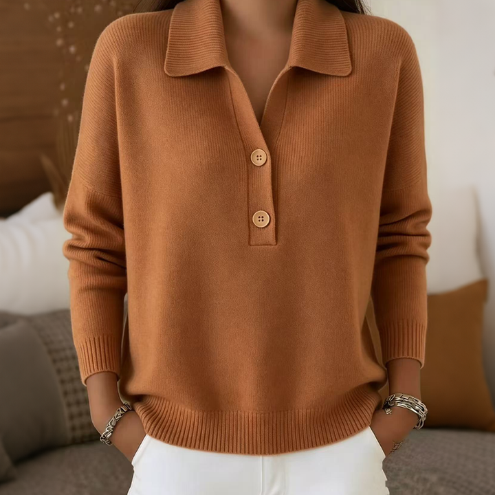 Belisara - Soft-Touch V-Neck Sweater