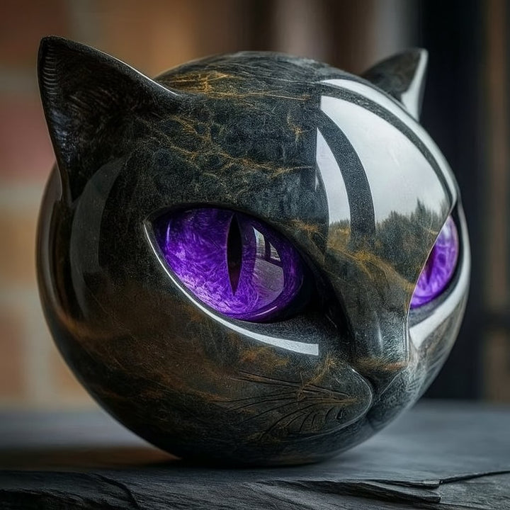 Bellanora - Sculptural Cat Head Ornament