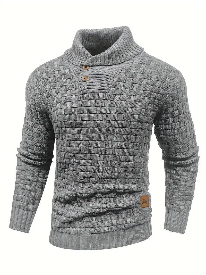 Nevan - Textured Knit Jumper