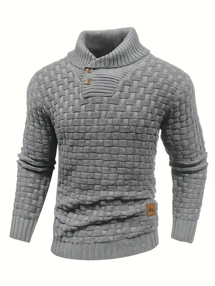 Nevan - Textured Knit Jumper