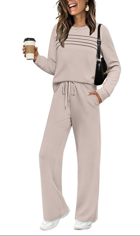 Elanoria - Relaxed Long Sleeve Two Piece Set