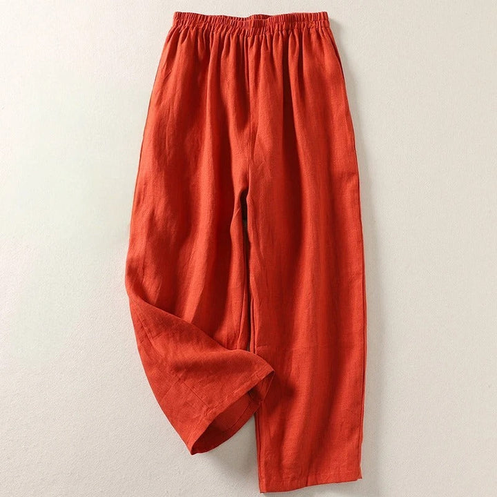 Giselora - Fluid Linen Trousers