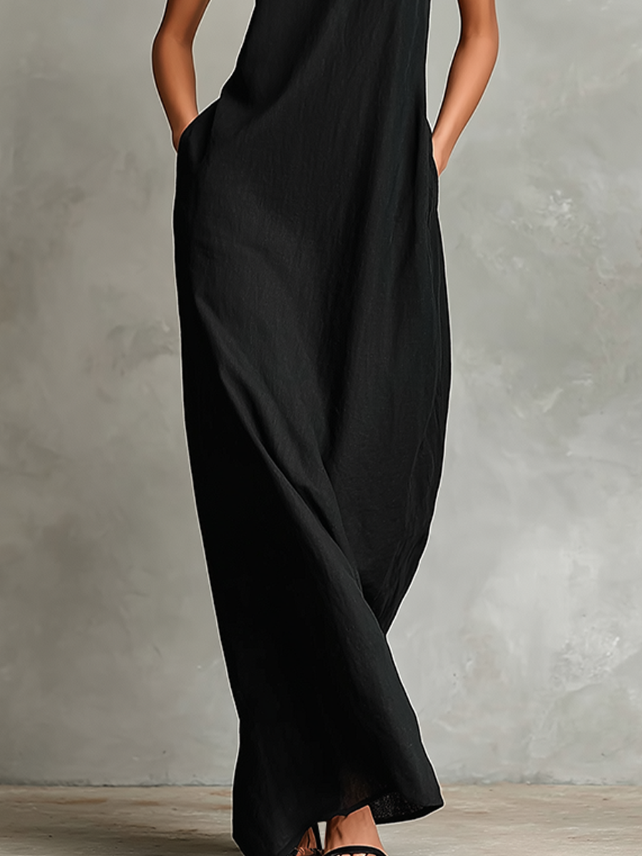 Adelaide - Lightweight Linen Maxi Dress
