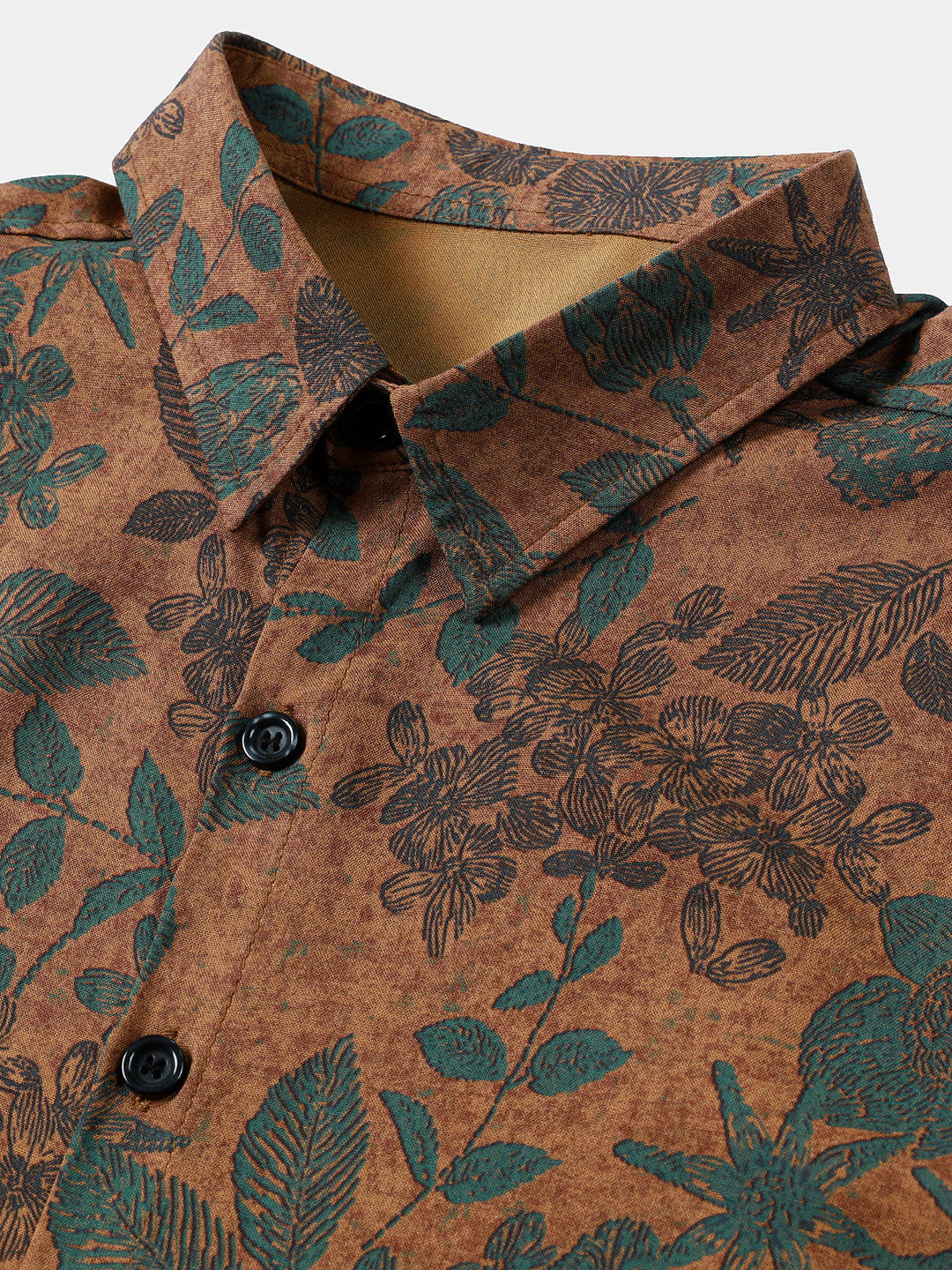 Leoric - Lightweight Short-Sleeve Floral Shirt