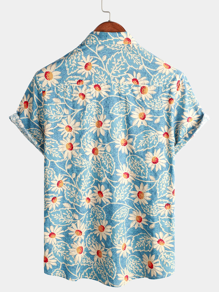 Leoric - Lightweight Short-Sleeve Floral Shirt