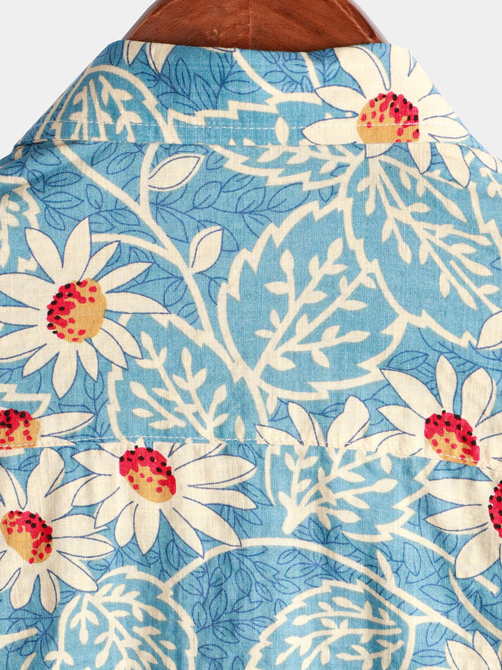 Leoric - Lightweight Short-Sleeve Floral Shirt