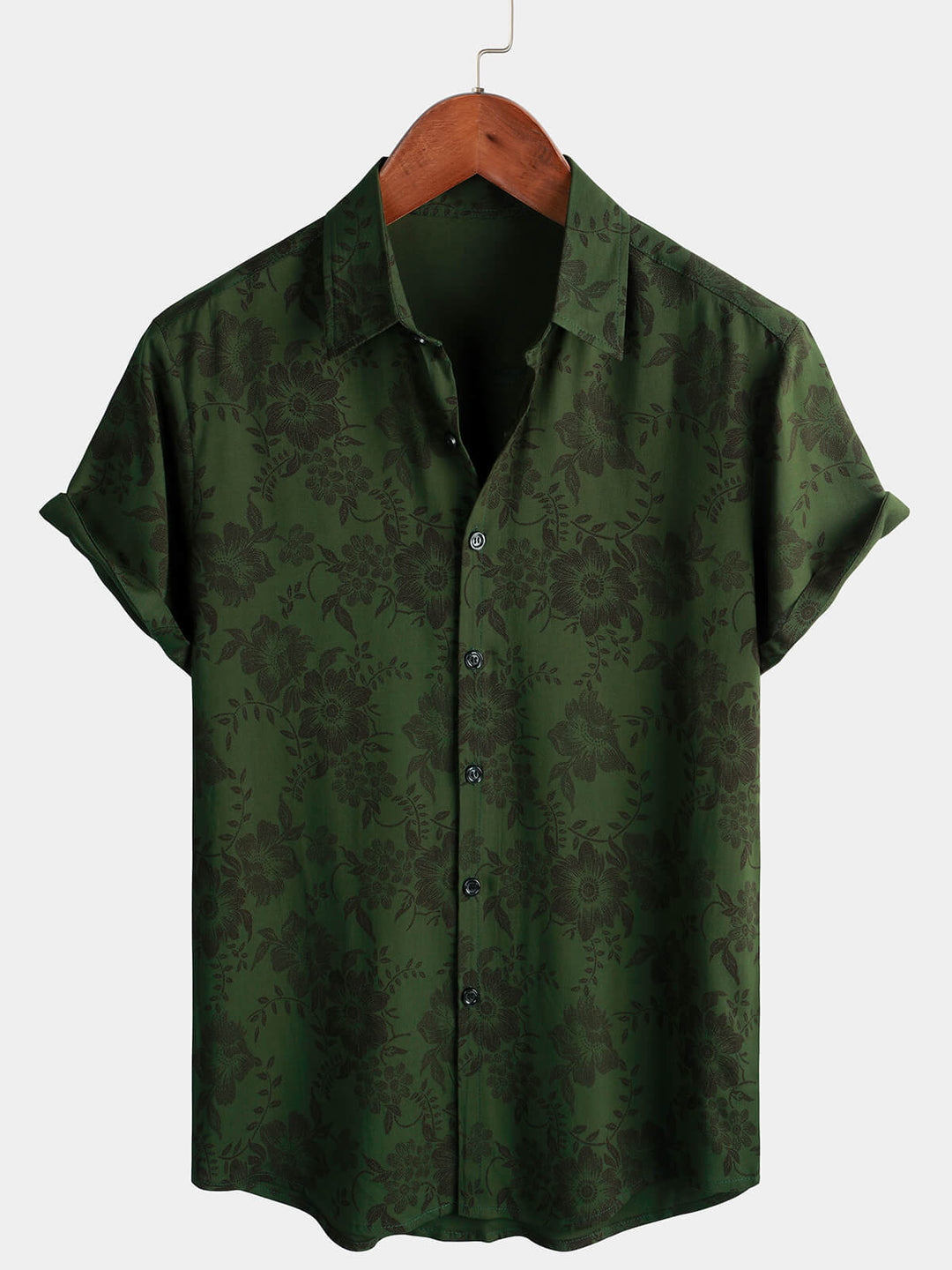 Leoric - Lightweight Short-Sleeve Floral Shirt