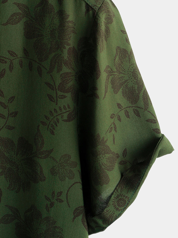 Leoric - Lightweight Short-Sleeve Floral Shirt