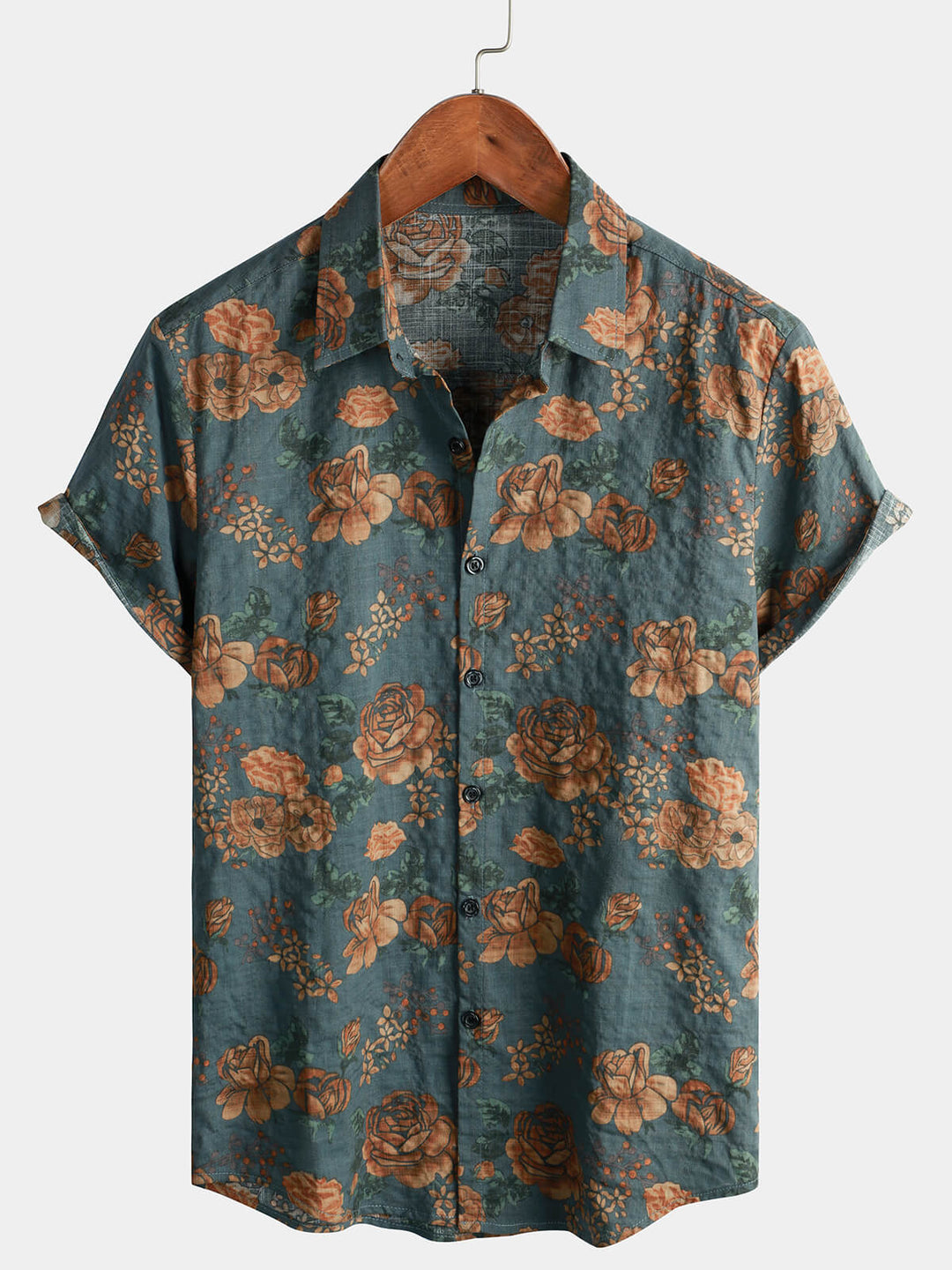 Leoric - Lightweight Short-Sleeve Floral Shirt