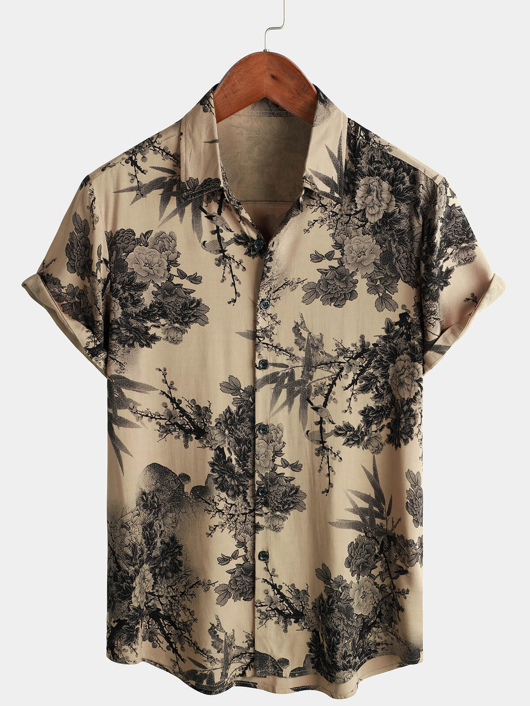 Leoric - Lightweight Short-Sleeve Floral Shirt