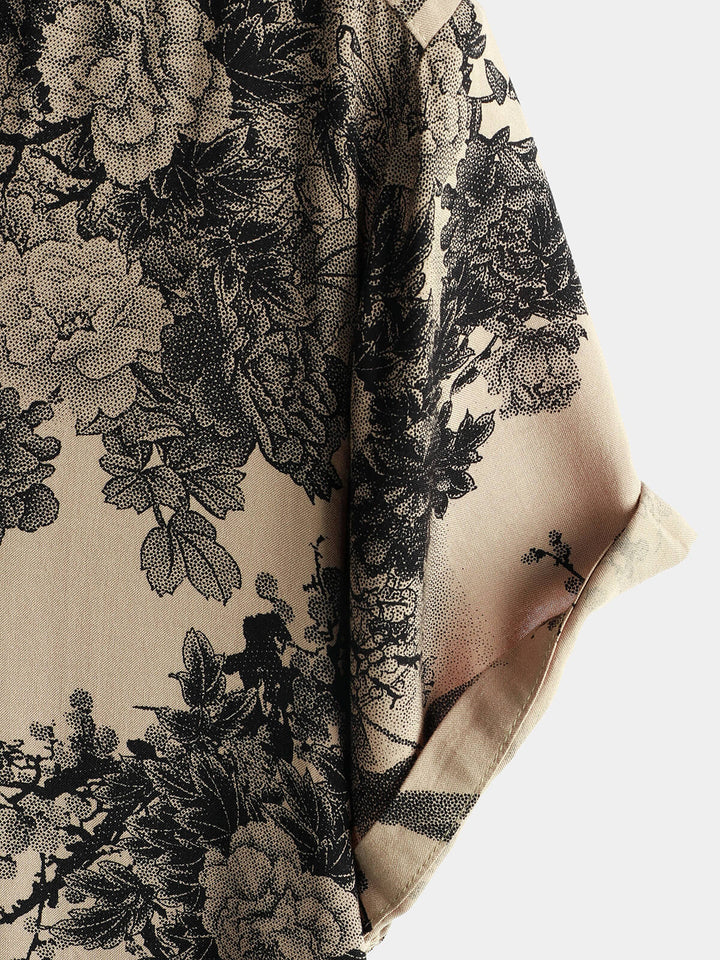 Leoric - Lightweight Short-Sleeve Floral Shirt