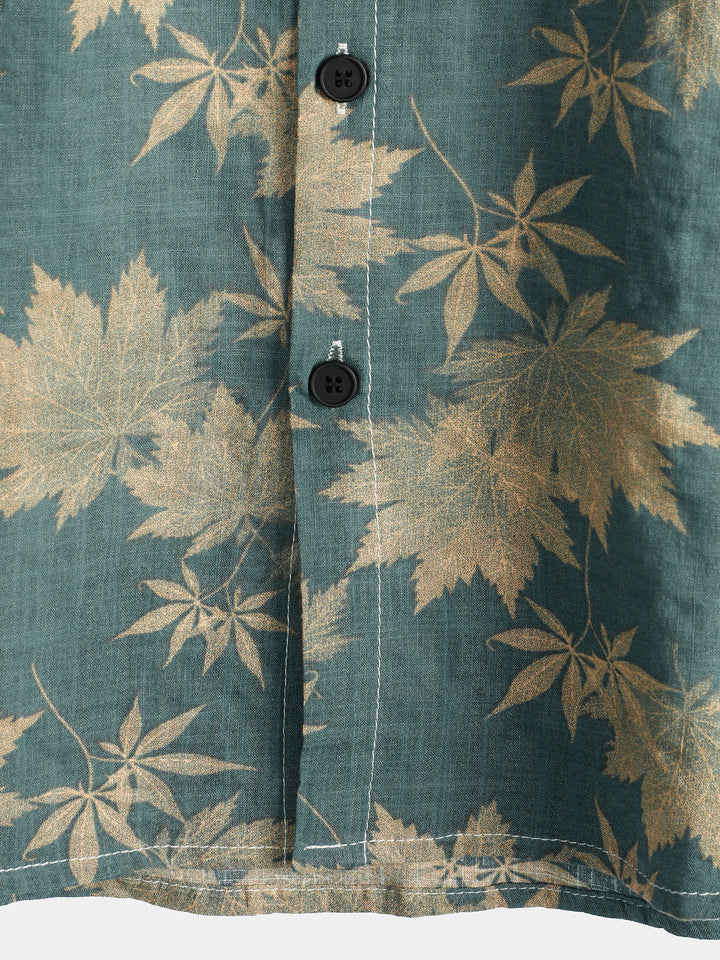 Leoric - Lightweight Short-Sleeve Floral Shirt