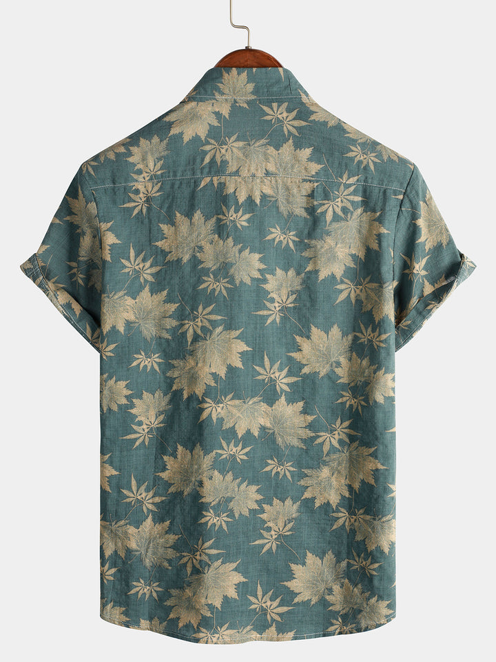 Leoric - Lightweight Short-Sleeve Floral Shirt