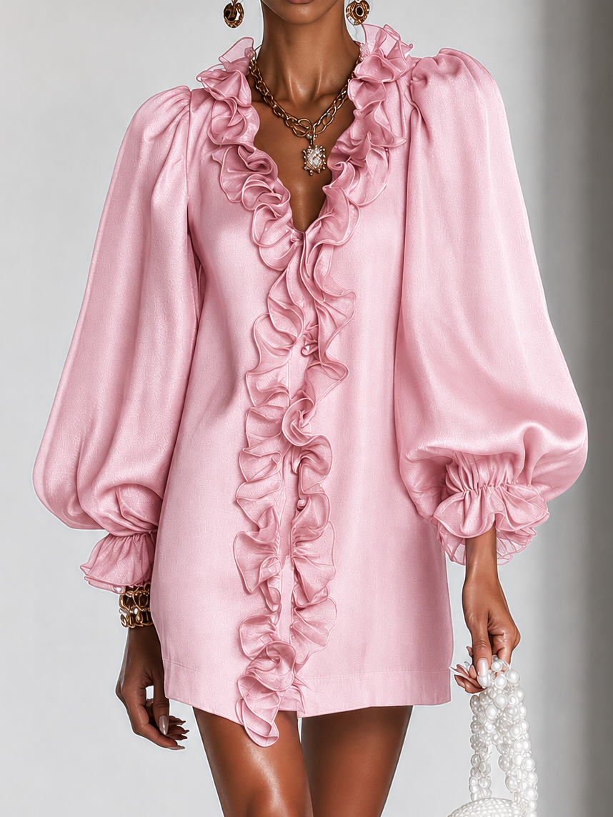 Amarina - Shimmering Mini Dress