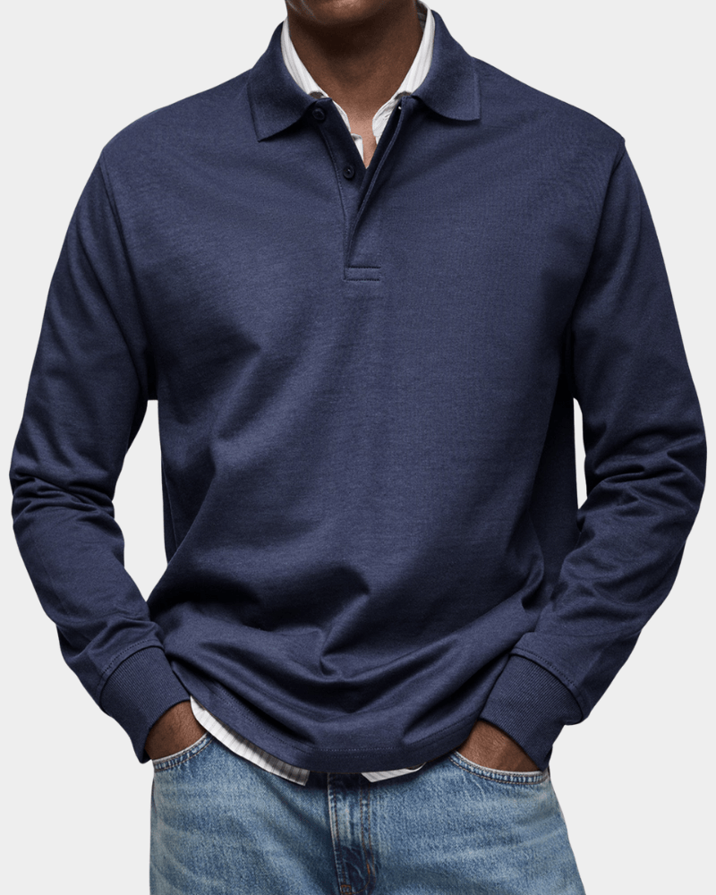 Taevan - Textured Knit Polo