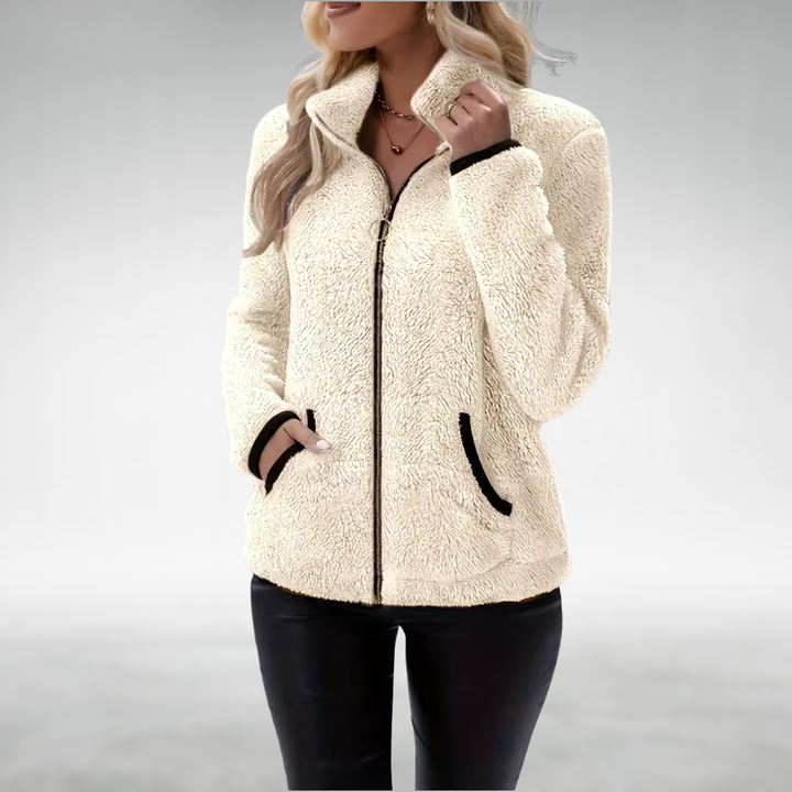 Zafrielle - Soft-Touch Zip-Up Jacket