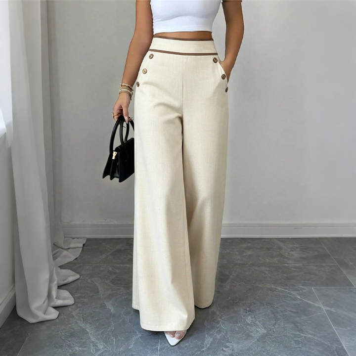 Oriessa - High Waist Sailor Trousers