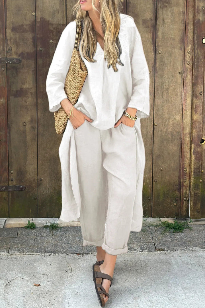 Alessa - Breezy Linen Two-Piece Set