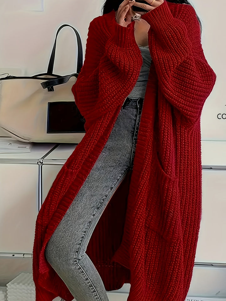 Rosalienne - Soft-Touch Longline Cardigan