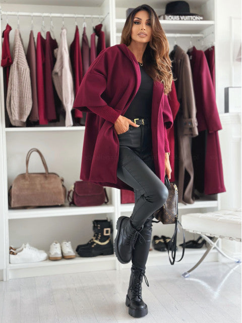 Esteliane - Relaxed Cape Sleeve Cardigan