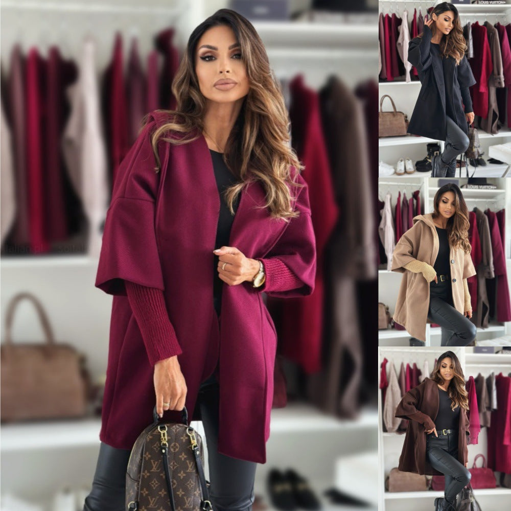 Esteliane - Relaxed Cape Sleeve Cardigan