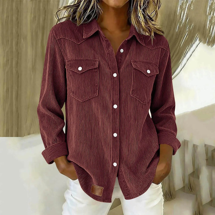 Loredana - Soft-Touch Button-Up Shirt