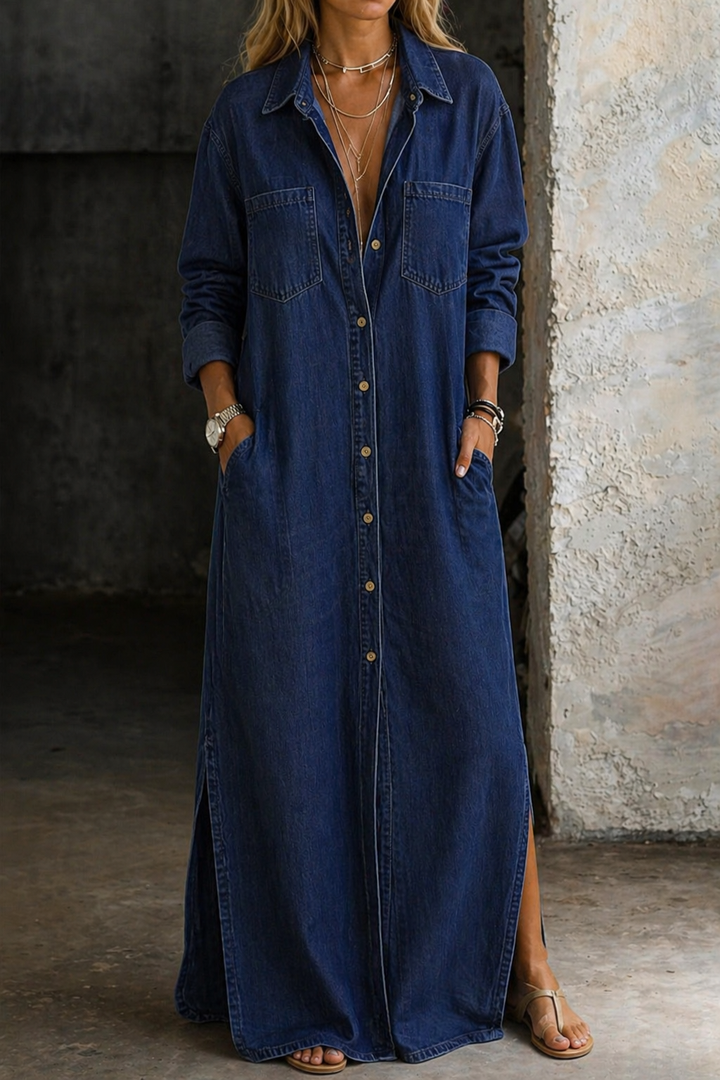 Ashlina - Soft-Touch Shirt Dress