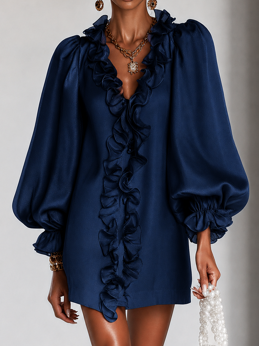 Amarina - Shimmering Mini Dress