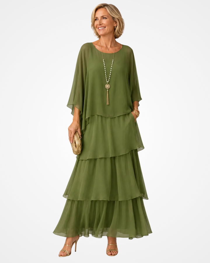 Sylvia - Soft-Touch Flowing Maxi Dress