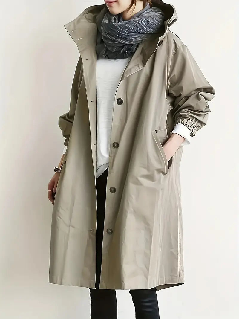Lyonesse - Water-Resistant Oversized Trench Coat
