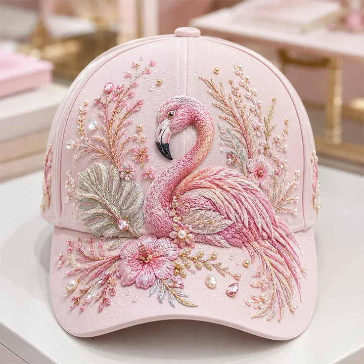 Arlena - Floral Horse Accent Cap