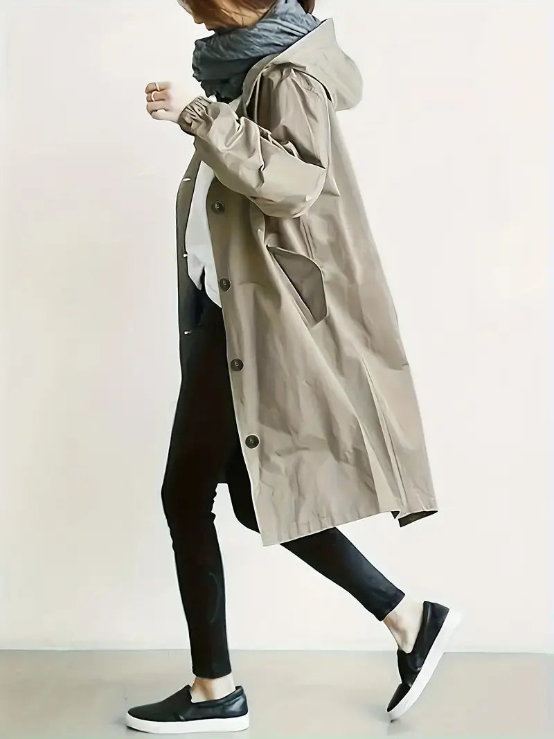 Lyonesse - Water-Resistant Oversized Trench Coat
