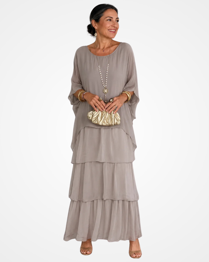 Sylvia - Soft-Touch Flowing Maxi Dress