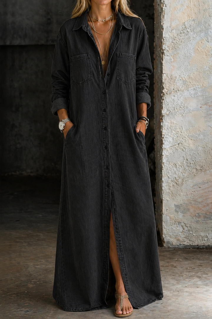 Ashlina - Soft-Touch Shirt Dress