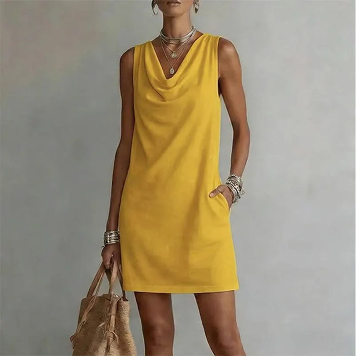 Haven - Elegant Pocket Mini Dress