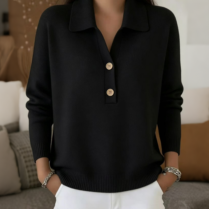 Belisara - Soft-Touch V-Neck Sweater