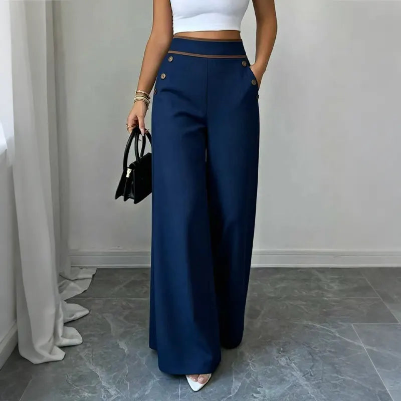 Oriessa - High Waist Sailor Trousers