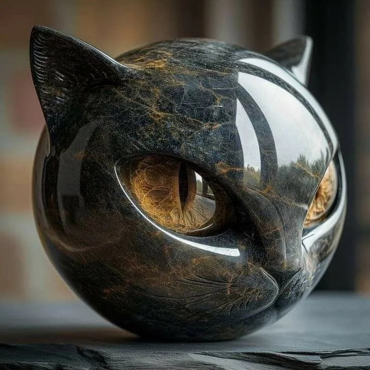 Bellanora - Sculptural Cat Head Ornament