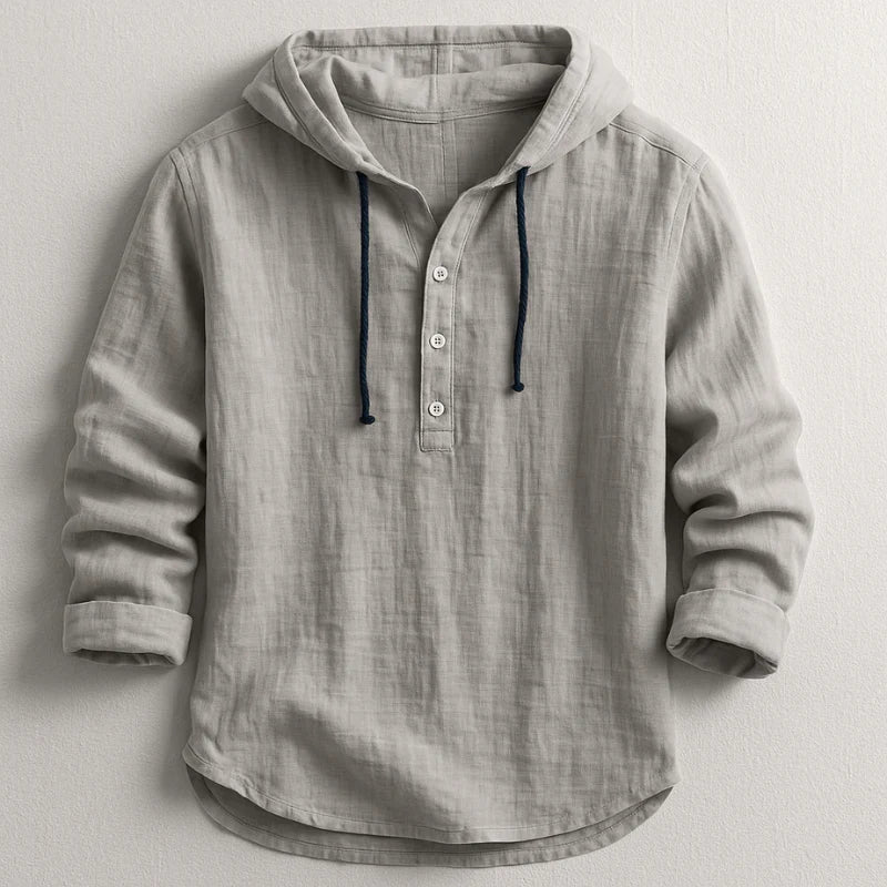 Beckford - Breathable Linen Hooded Shirt