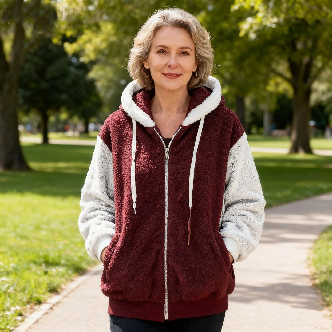 Alvenique - Soft-Touch Hooded Zip Jacket