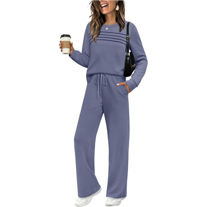 Elanoria - Relaxed Long Sleeve Two Piece Set